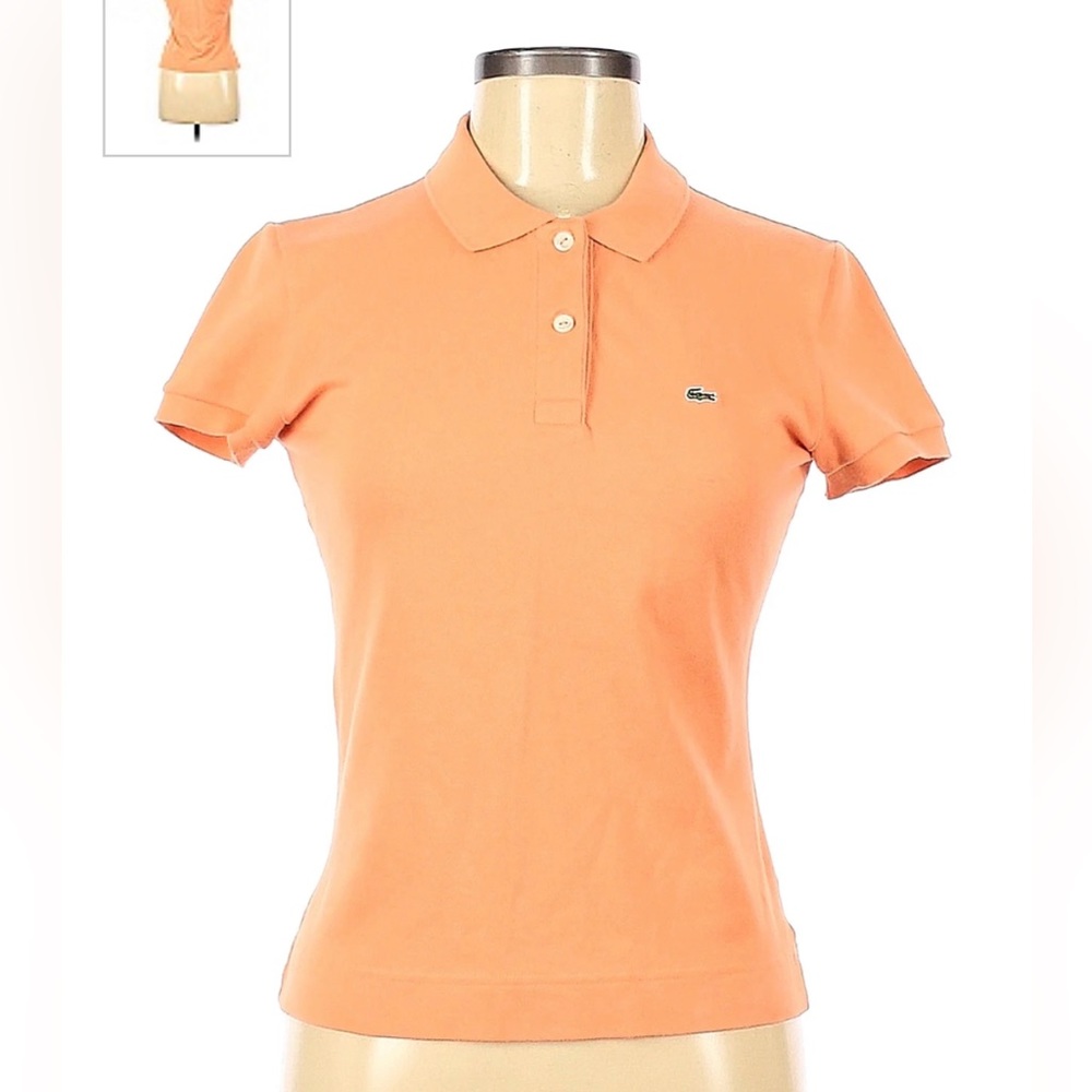 Ladies Pale Apricot LACOSTE Shirt